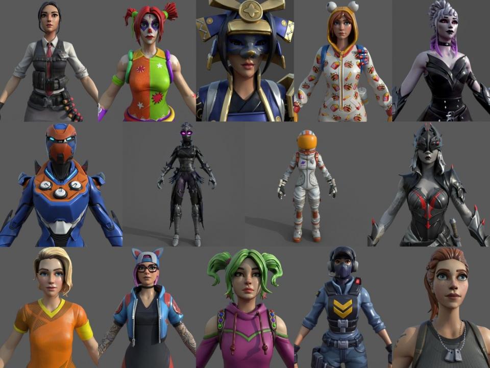  - fortnite 3d models