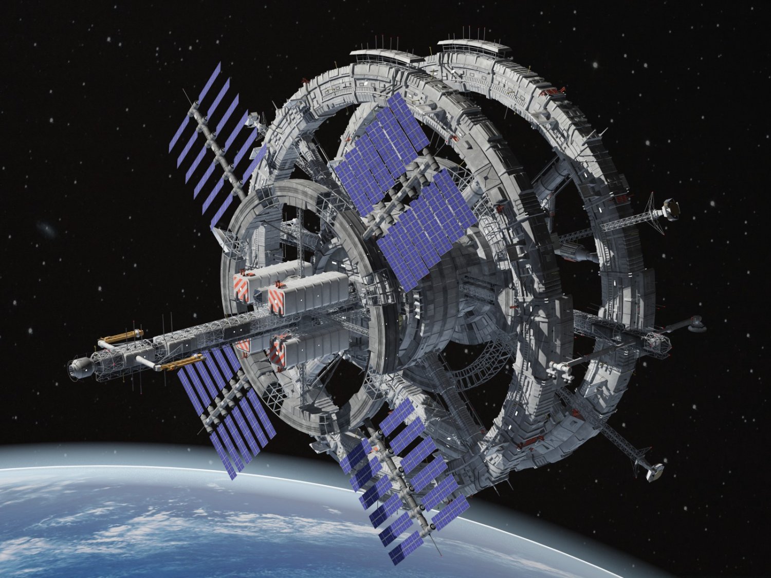 Sci Fi Space Station 3d Model Best Of 3d Models