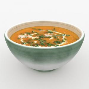 lentil soup 3d model turbosquid