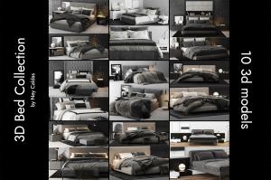 beds collection with 10 3d models turbosquid