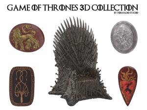 game of thrones 3d collection turbosquid