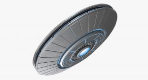 flying saucer 3d model turbosquid