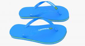 3d model of a pair of Havaianas sandals