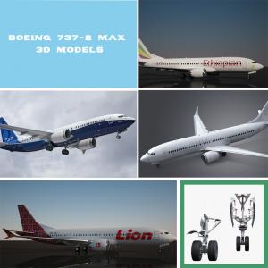 3d model boeing 737 airplane turbosquid