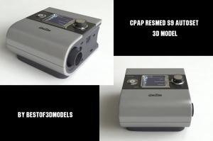 cpap resmed s9 autoset 3d model