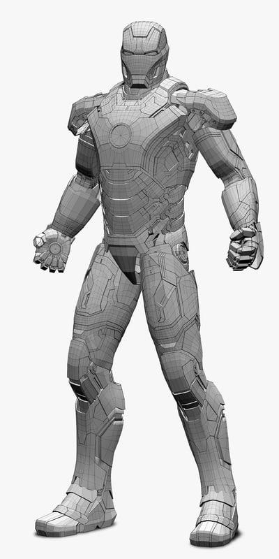 Iron Man Avengers Age Of Ultron 3d Model Best Of 3d Models