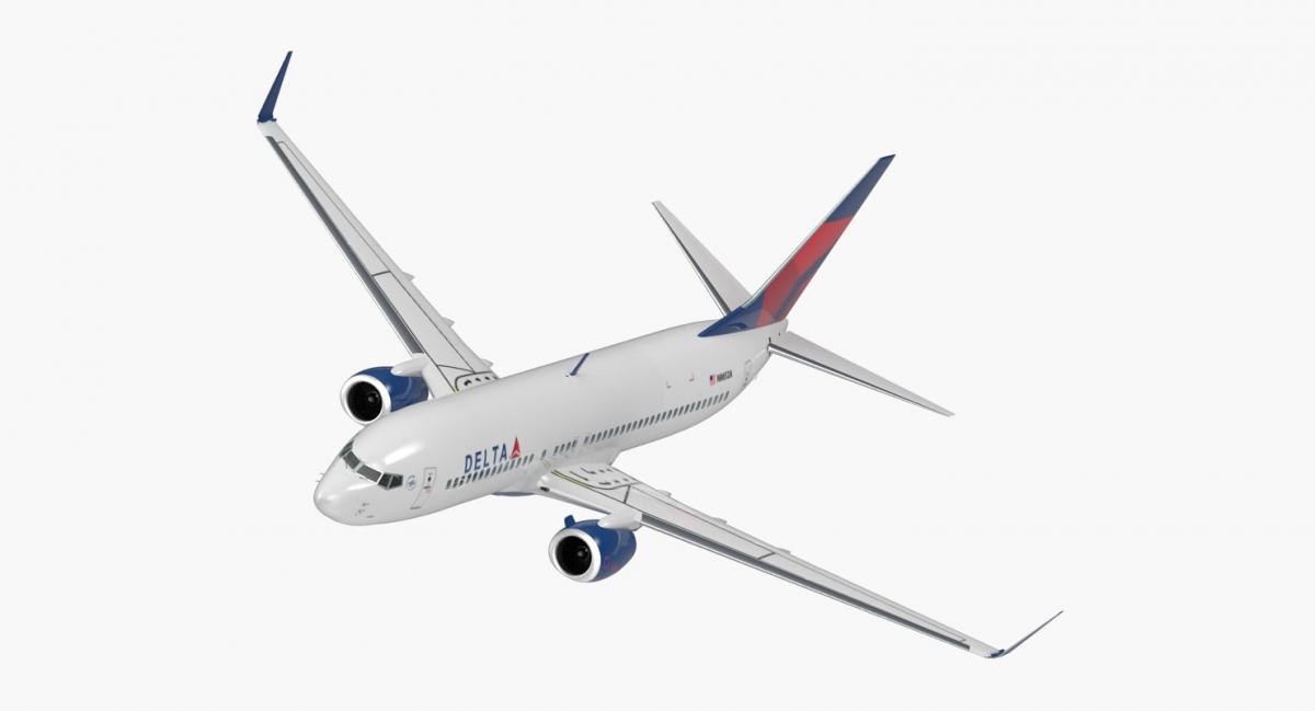 3d Boeing 737 800 With Interior Delta Air Lines Rigged Best Of