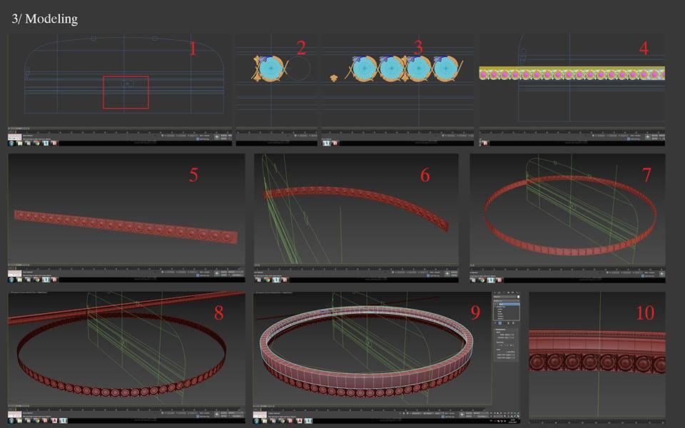modeling the opera interior 3d model turbosquid