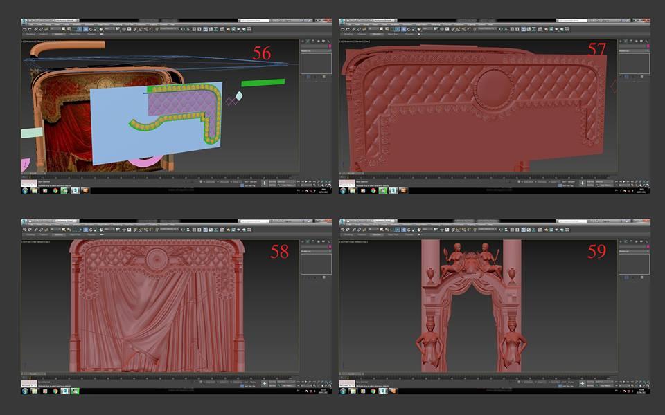 opera draped curtain with tassels and braid 3d model turbosquid