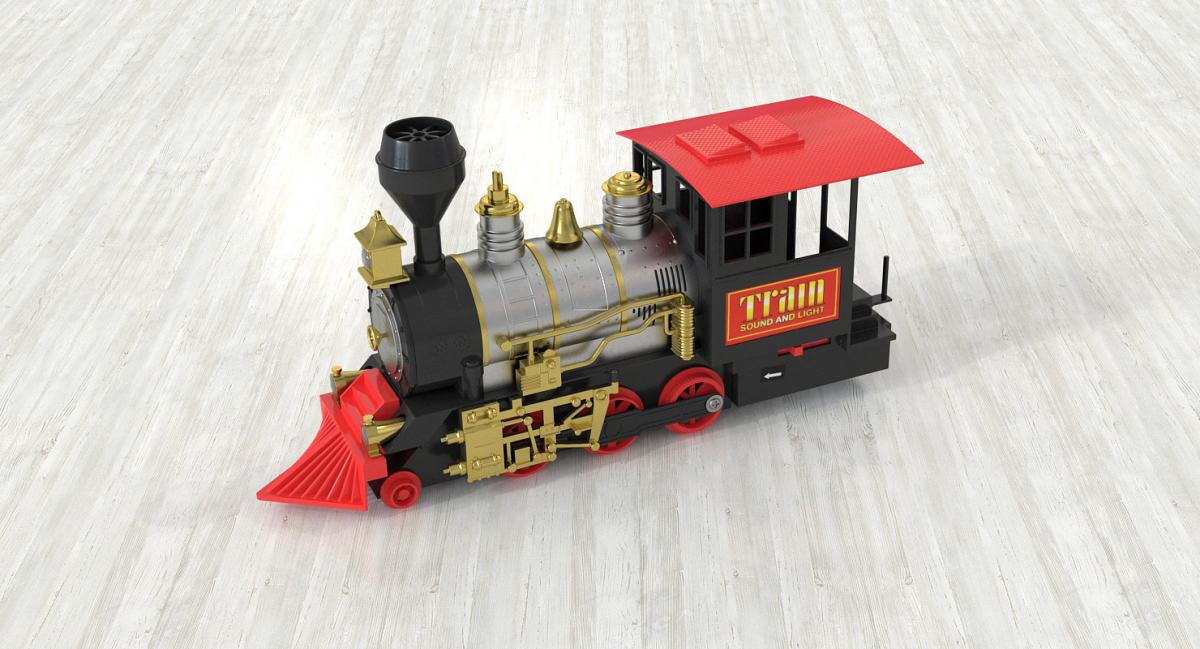 cartoon train toy thomas the tank engine 3D Model in Train 3DExport