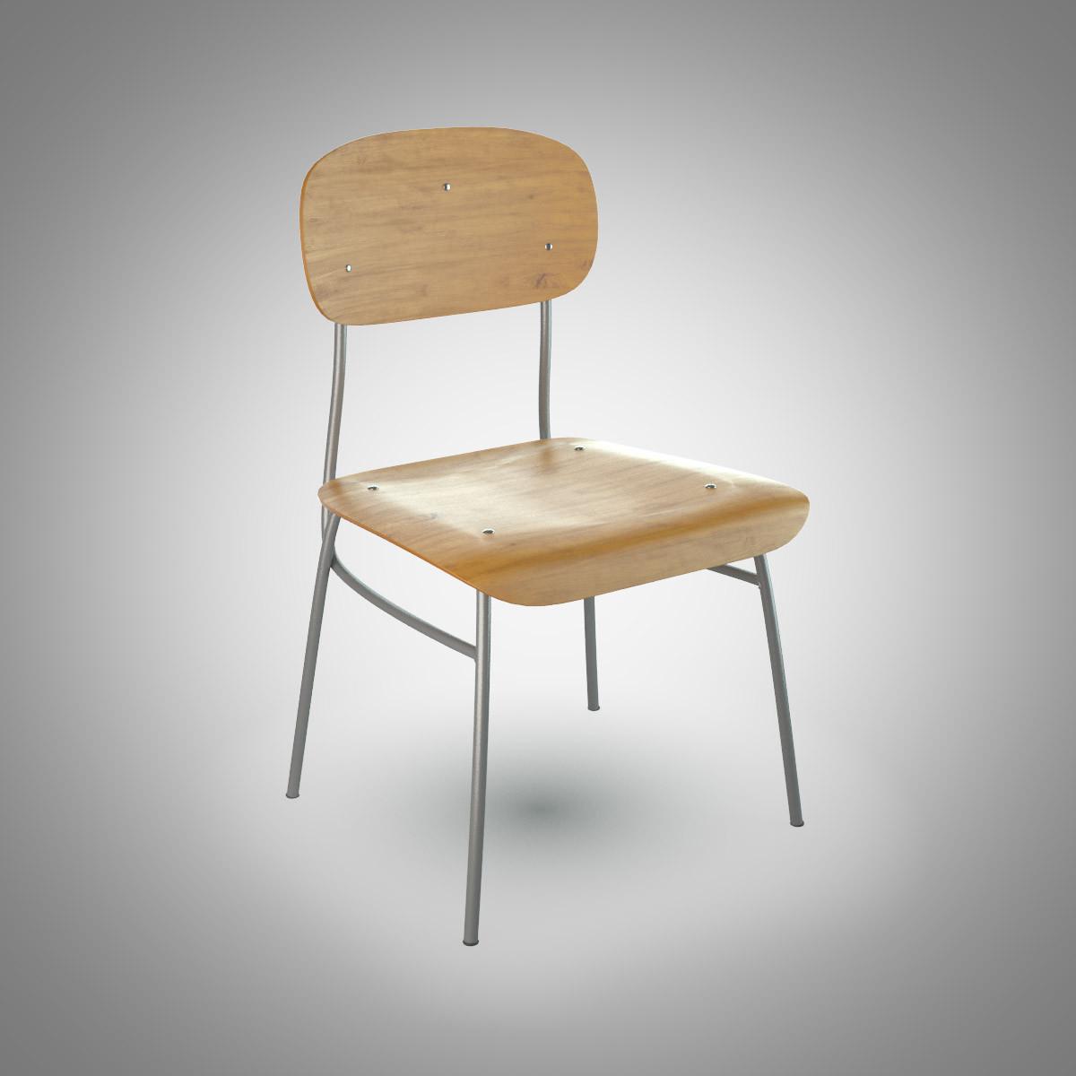 School Chair 3d Model Best Of 3d Models