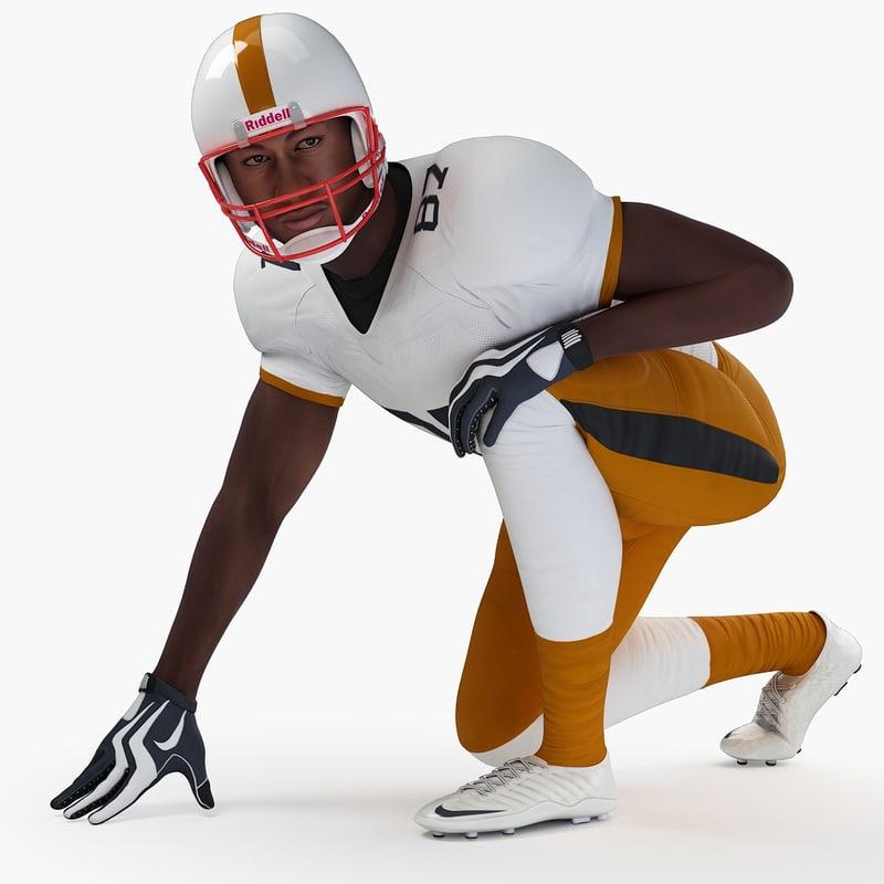 Football Player 3d Model Rigged Best Of 3d Models