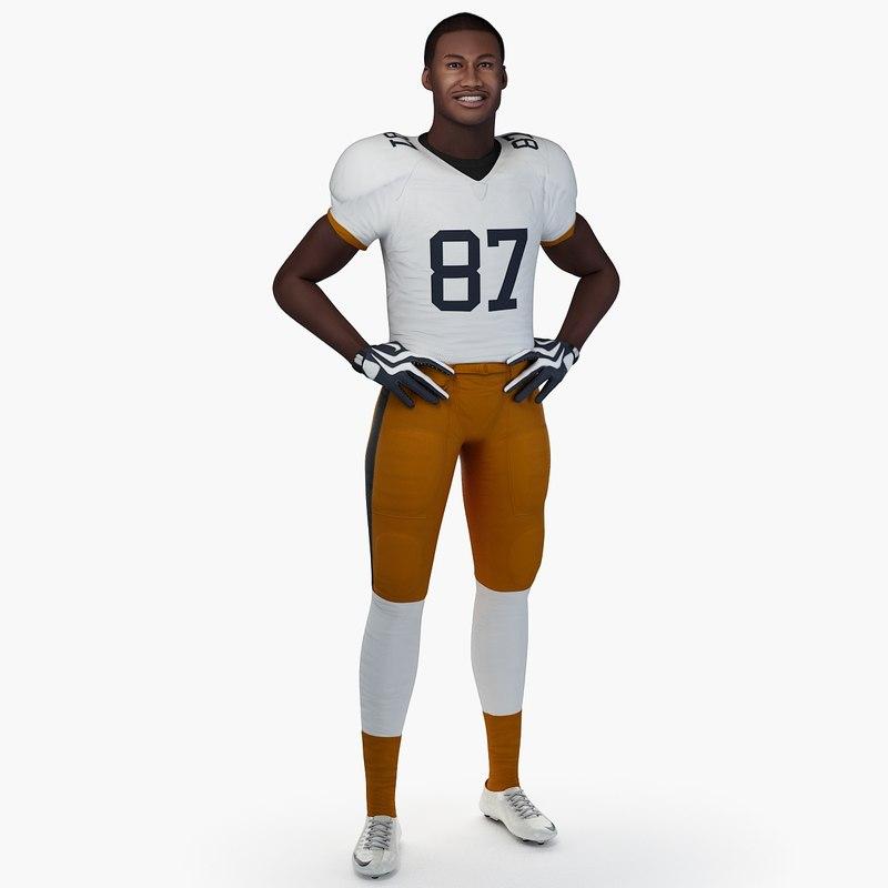 Football Player 3d Model Rigged Best Of 3d Models