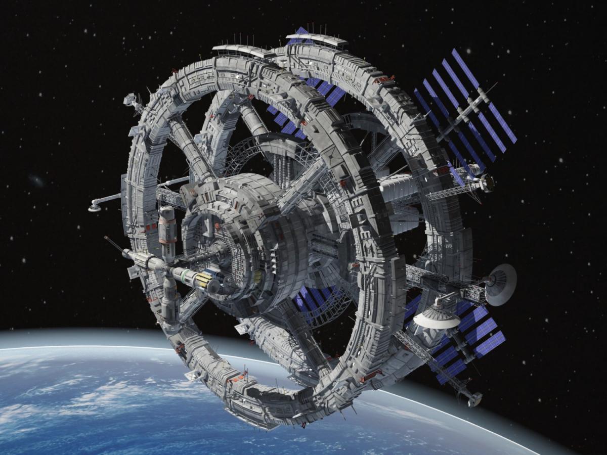 Sci Fi Space Station 3d Model Best Of 3d Models
