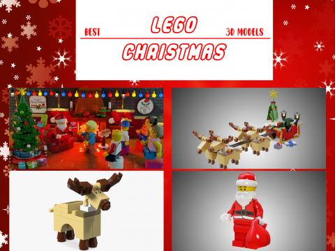 best lego christmas 3d models