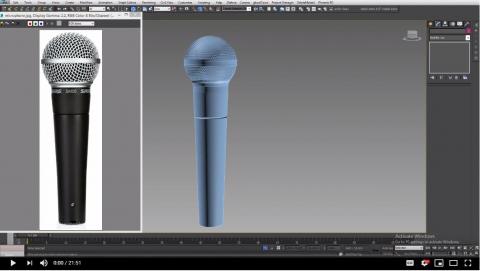 3dsmax microphone video tutorial