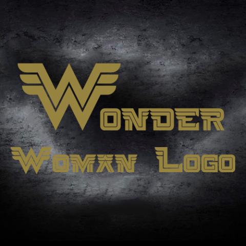 wonder woman logo 3d model 3dexport