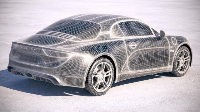 3d model of a car