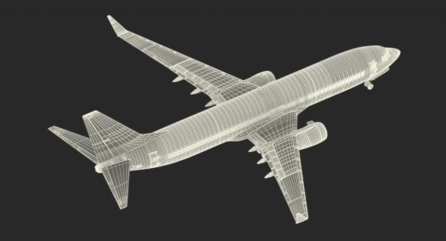 aeroplane rigged 3d model turbosquid