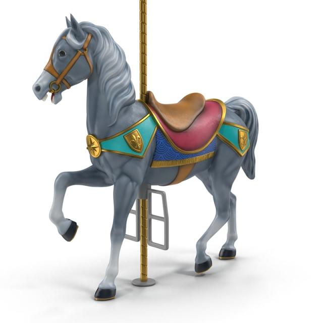 toy wooden horse 3d model turbosquid