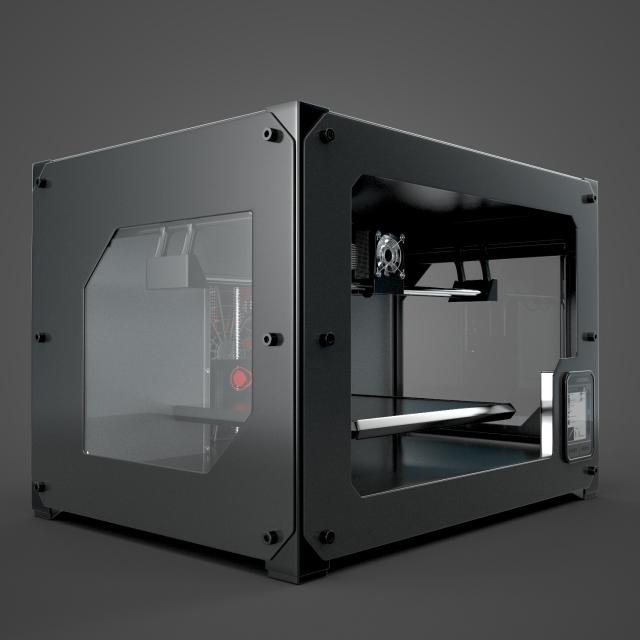 3d model of a 3d printer