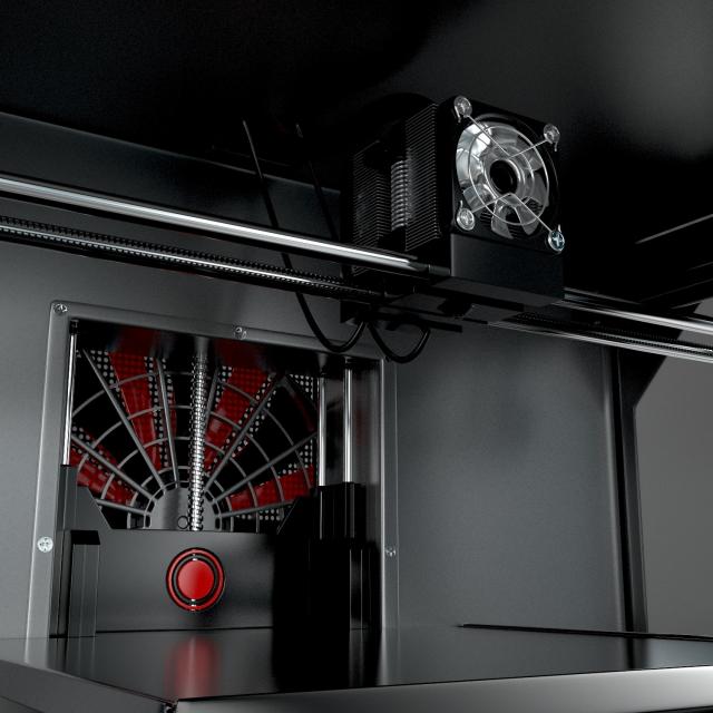 3d model of a 3d printer