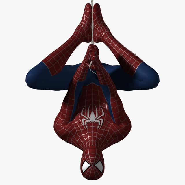 spidey hanging 3d model turbosquid the amazing spiderman hanging pose 3d model turbosquid