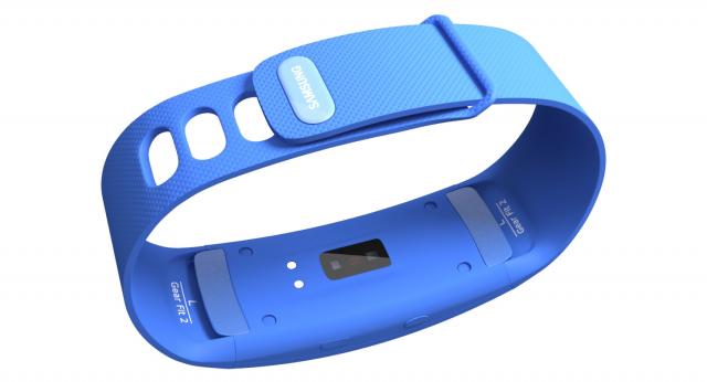 blue smart watch 3d model