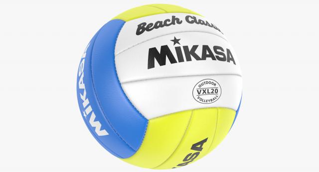 3d model of a volleyball