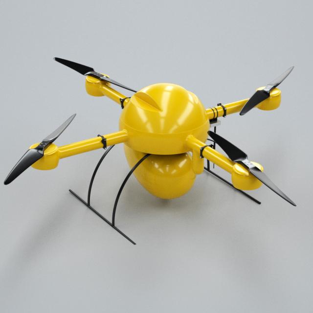 3d model of a drone