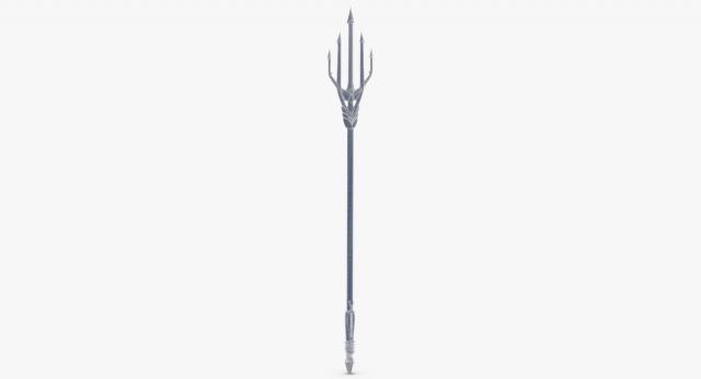 Aquaman trident 3d model 3d model trident