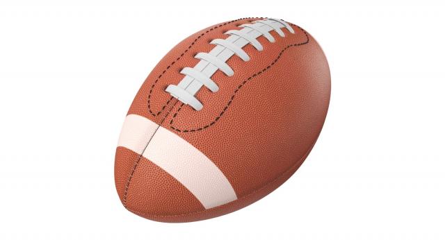 american football 3d model turbosquid