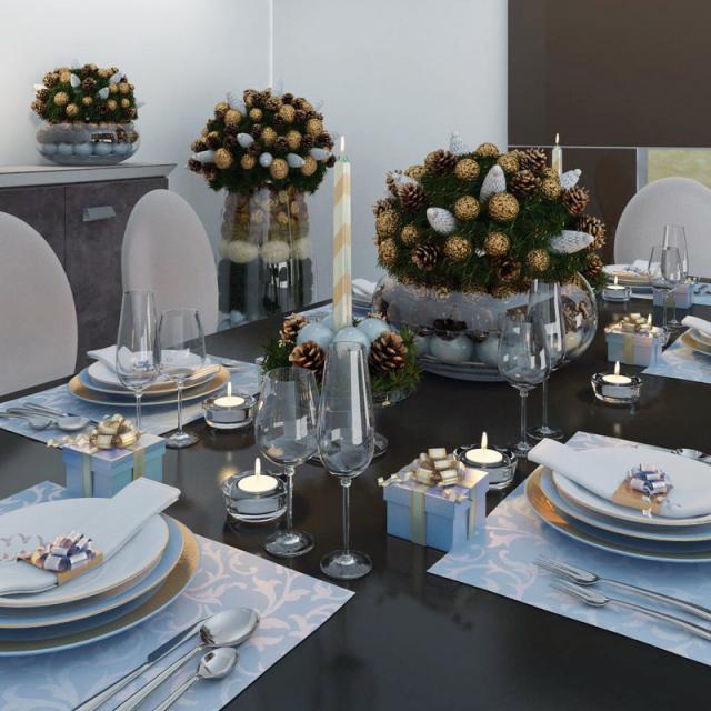 table setting 3d model turbosquid christmas decor 3d model turbosquid