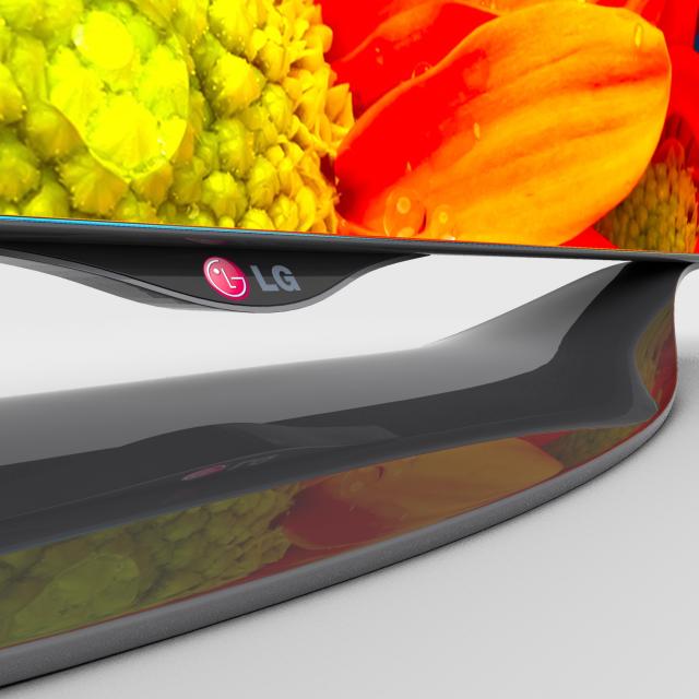 3d models of an lg oled smart tv
