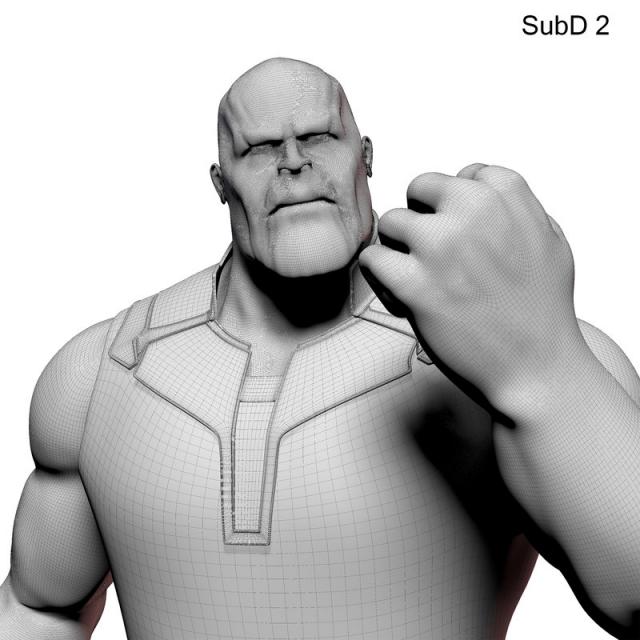 thanos maya 3d model turbosquid