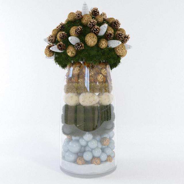 christmas flowers 3d model turbosquid christmas vase 3d model turbosquid