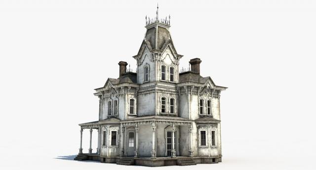 3d model old building