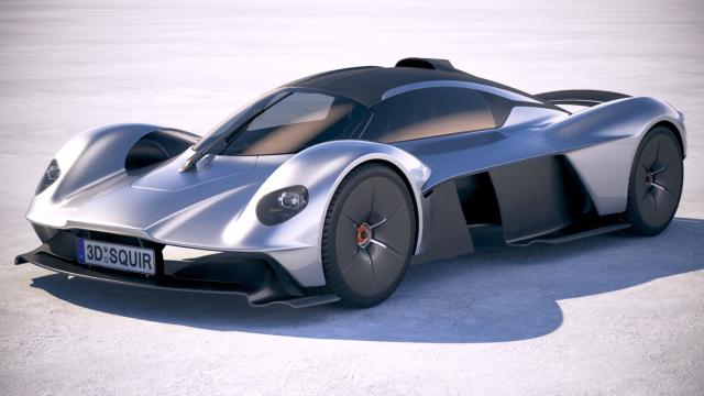 3d model of an Aston Martin car