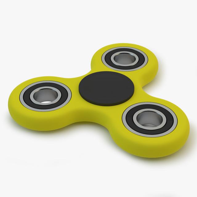 3d model of a fidget hand spinner