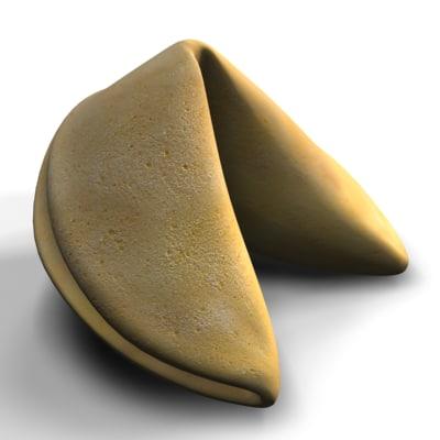 chinese cookie 3d model turbosquid