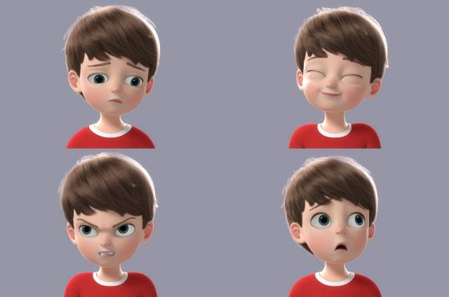kid 3d model turbosquid boy in cartoon style 3d model turbosquid