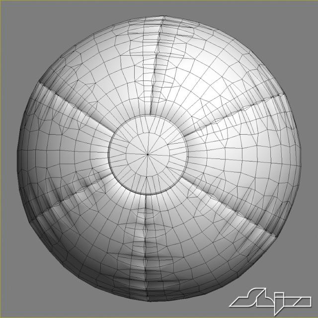 beach ball 3d model