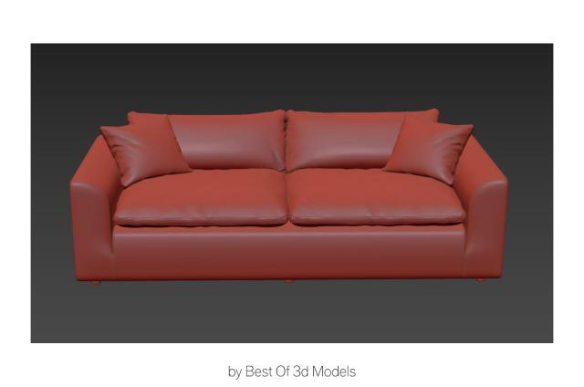 modern couch 3d model