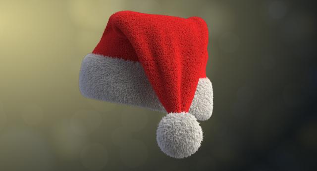 christmas hat 3d model turbosquid