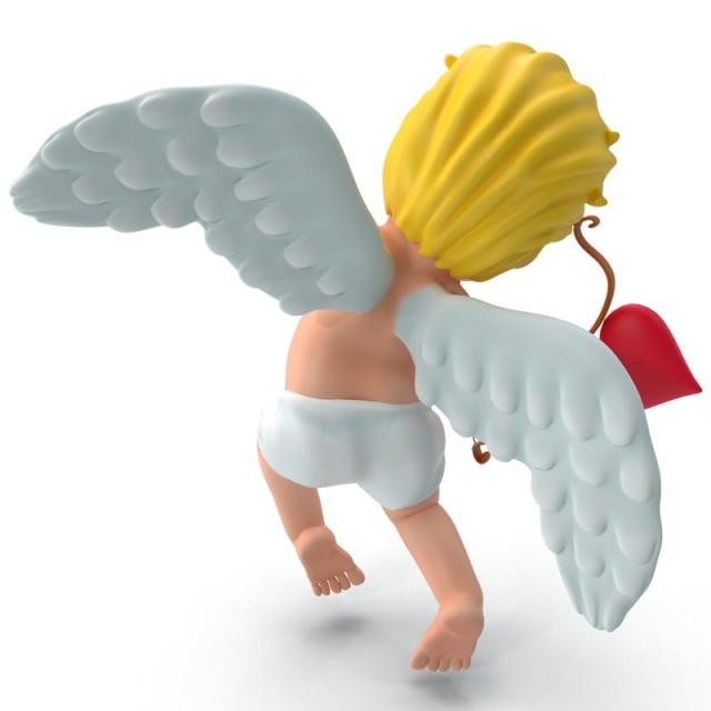 valentine angel 3d model turbosquid