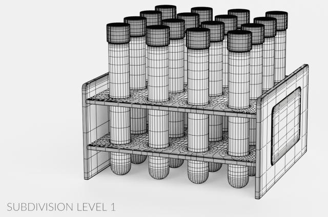 corona virus disease test tubes 3d model turbosquid