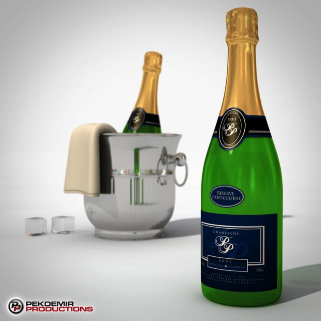 new year celebration drinks 3d model turbosquid champagne bottle 3d model turbosquid