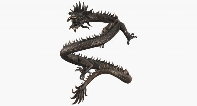 chinese power symbol 3d model turbosquid