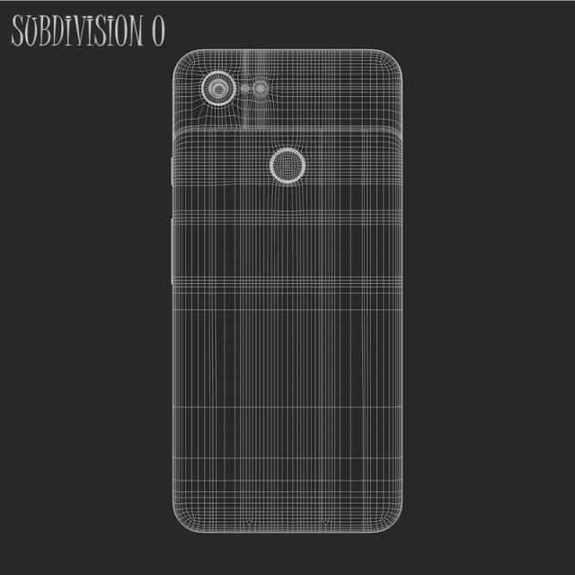 3d model google pixel 3 xl
