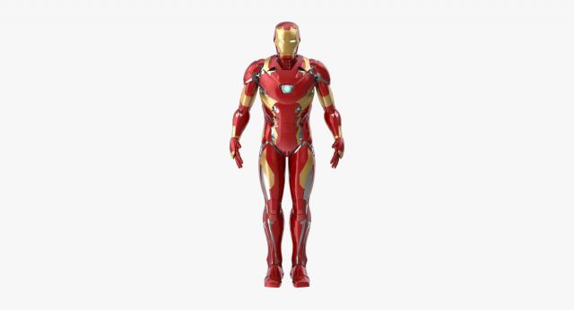 iron man rigged 3d model turbosquid